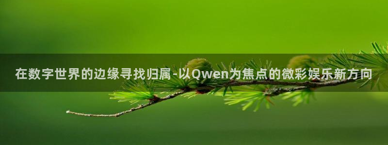 庄闲和游戏官网：在数字世界的边缘寻找归属-以Qwen为焦点的微彩娱乐新方向